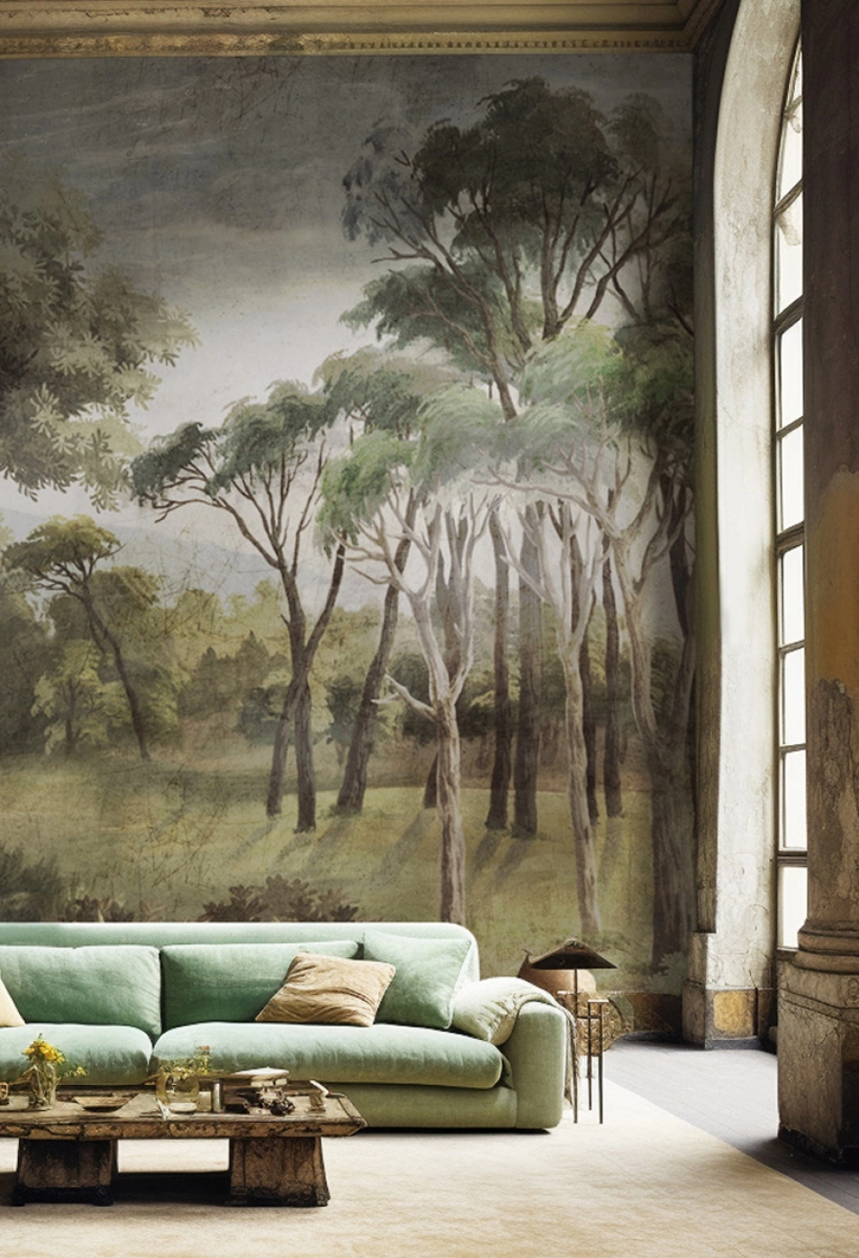 papier-peint-panoramique-luxe-provence-vert